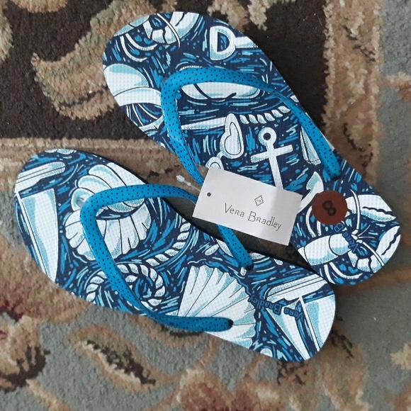 8x*Host Pick*Vera Bradley flip flop sandals - Picture 3 of 16
